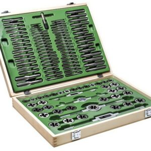 Set of 110pcs chrome-steel taps and dies FASANO FGA 70/S110
