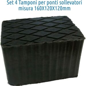 Set of 4 Rubber Pad B120 - Image 1