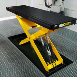 Lift for spray booths and preparation areas UP TO PAINT