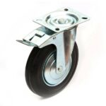 Swivel wheel with brake 100RNS3B