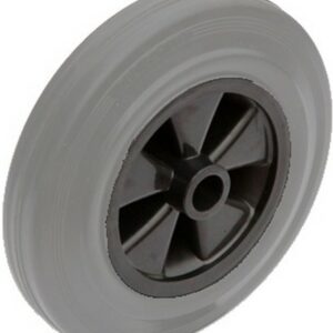 Grey Roller bearing rubber wheel 125RGTR15