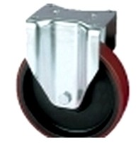 Cast iron wheel with fixed castor PC200F